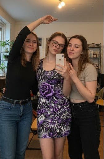 Midrave Black and Purple Bodycon Punk Rave Dress - Midrave